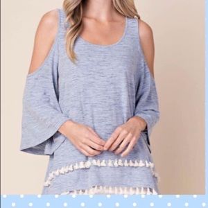 KORI COLD SHOULDER TOP